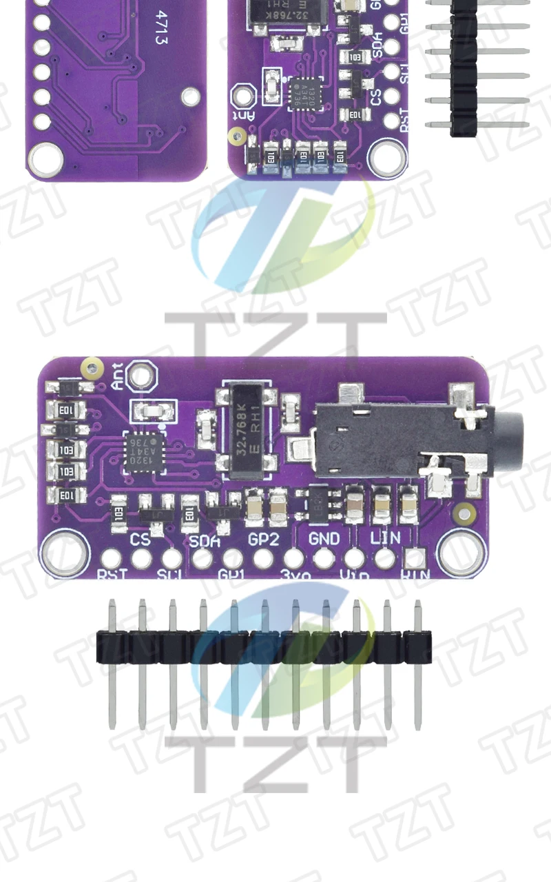 1/3PCS FM Sender Modul SI4713 Stereo Frequenz Modulation CJMCU-4713 DC 3-5V Digital Wireless Radio MCU Controller – Detail 5