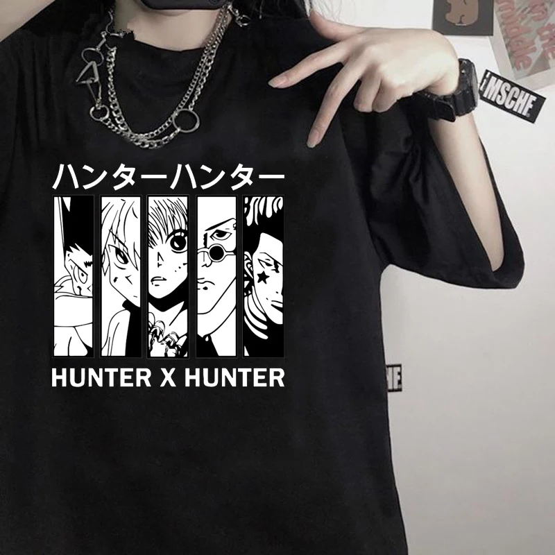 Футболка унисекс с японским аниме juютсу Хайсен Джоджо Сатору футболка Hunter X Hisoka