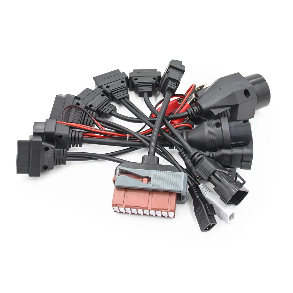 Full Set 8 PCS Car/Truck Cables For TCS PRO Diagnostic Connector Truck Cables  For AUTOCOM — view 4