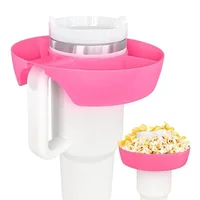 1 Pcs Snack Bowl for Stanley Cup Tumbler Snack Tray 40oz Tumbler with Handle Reusable Snack Plates Container Cup Accessories 1