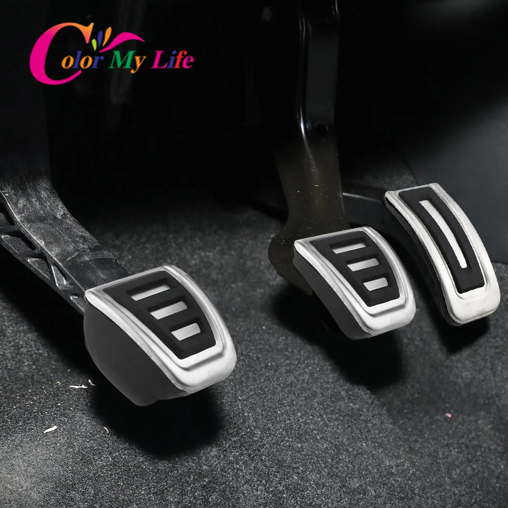 Car Pedal Covers For Volkswange VW Polo Bora Jetta Golf 4 MK4 IV Jetta MK4 For Audi A1 A3 TT Skoda Fabia Rapid