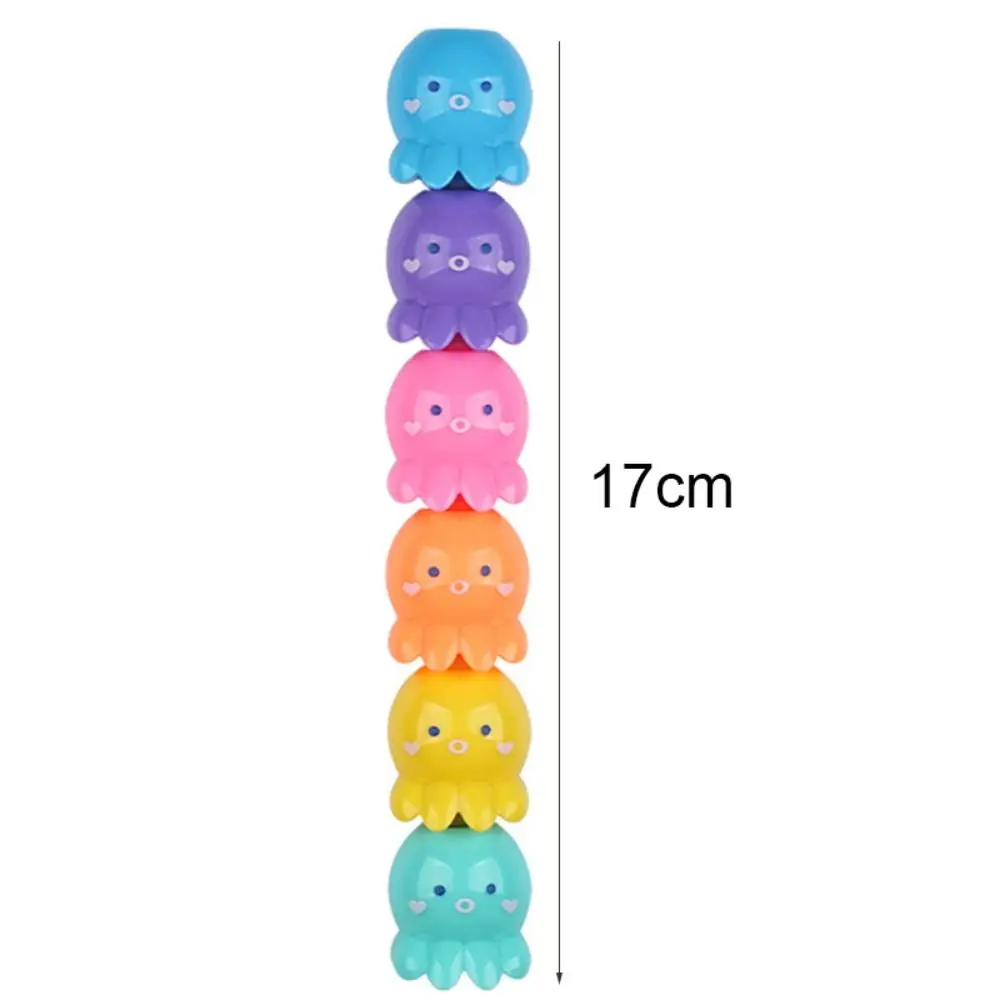 Marker Pen Kawaii Little Octopus Bear Fluorescent Marker Pen Set 1Set