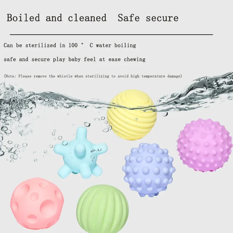 Baby Toys Hand Grip Balls Stroke Balls Tactile Sensory Baby Grip Soft Rubber Balls educational toys for children toddler toys 2