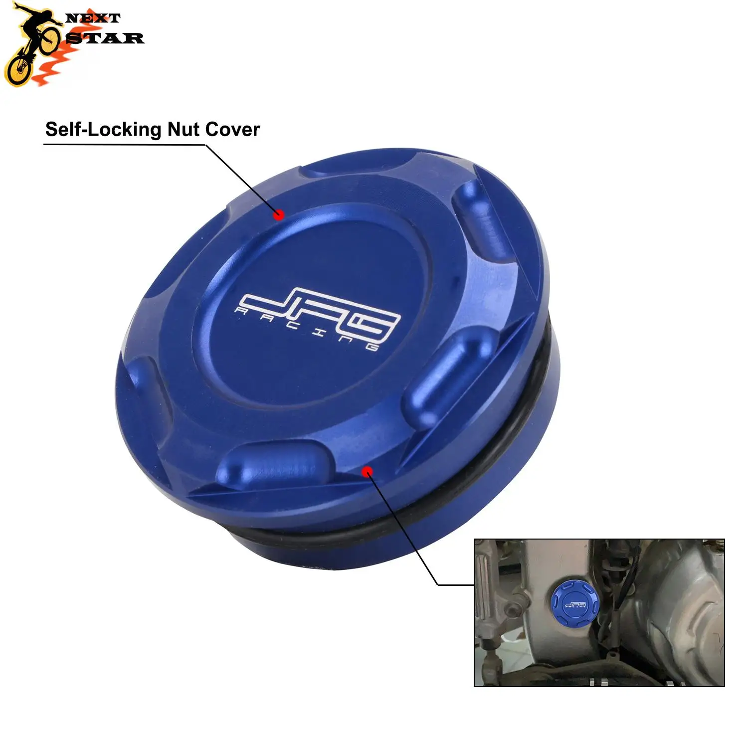 Atv Swing Arm Bolt Push On Cap Cover Per Yamaha Raptor 700 700R Raptor700 Raptor700R Yfm700 2012 2016-2020 Yfm700R 2013-2020