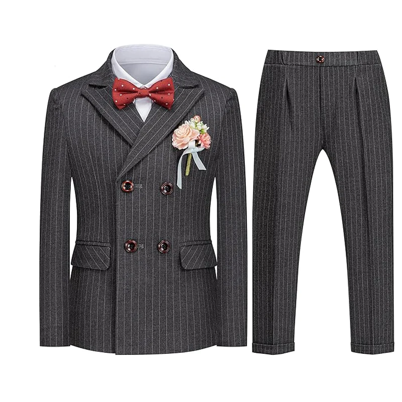 Tenue Pour Enfant Garçon Joli Costume 5 Pièces Pour Enfants, Garçons, Vacances, Extérieur, Piano Doux, Hébergement, Apparence, Costume De Mariage, A, 4-5 Ans