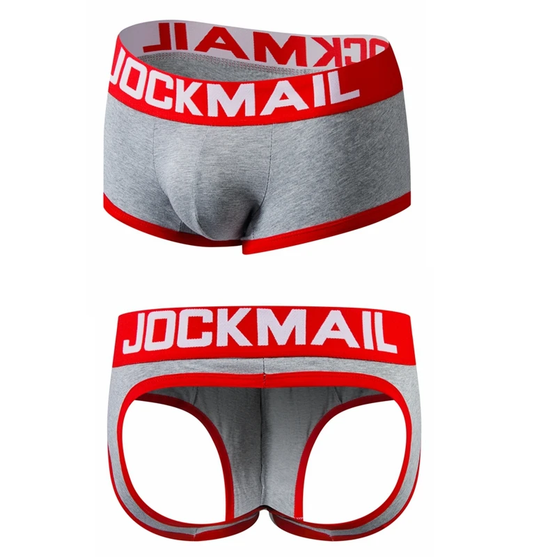Men's Panties Jockstraps Men Underwear Gay Thong Man Boxer Shorts Underpants Slip Sexy Cotton Pouch Cuecas Gay Thongs G String