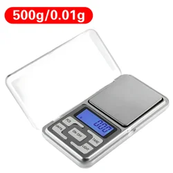 High Precision Mini Digital Pocket Jewelry and Kitchen Weighing Scale (0.01g 500g)