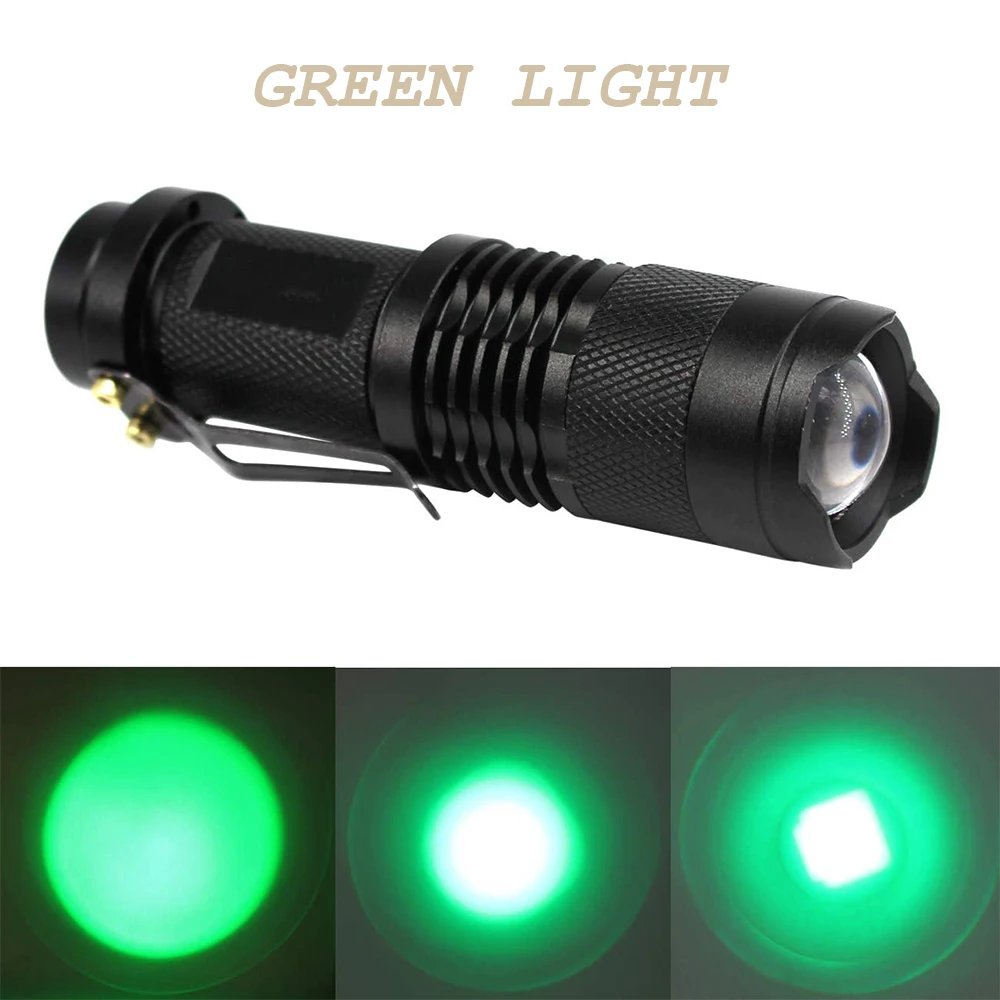 5 Pack 7W 300LM SK-68 Mini LED Flashlight, 3 Lighting Modes
