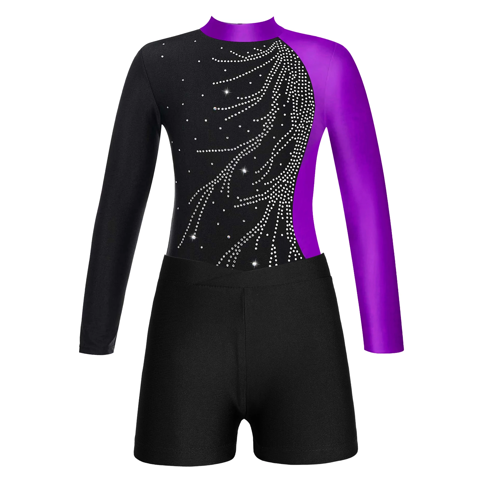 Girls Dance Costumes Ballet Leotard Dance Leotard Girls Children's Leotard Ballet Gymnastics Body Tight Stretchy Shorts Training Athletic Unitards Gymnastics Dancewear Clothes