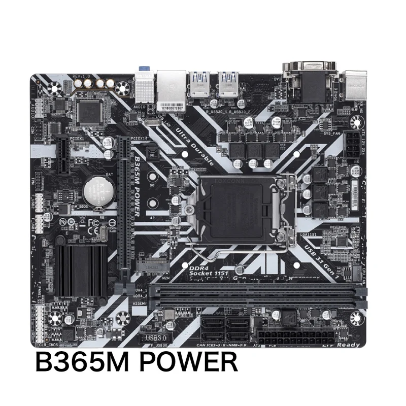

Материнская плата для ПК Gigabyte B365M POWER LGA 1151 DDR4 M-ATX материнская плата 100% протестирована нормально полностью работает Бесплатная доставка