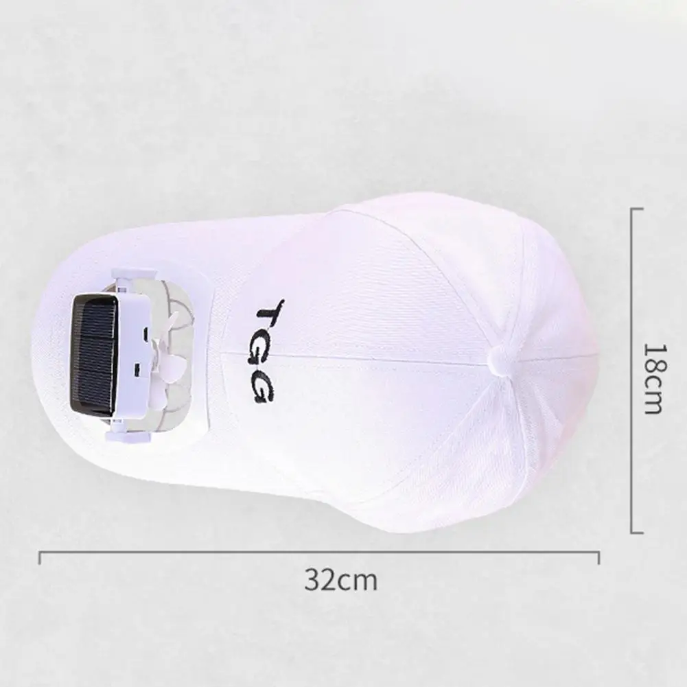 Fan Sunhat Strong Wind Cooling Sunshade Long Brim Sun Protection Detachable Fan USB Or Solar Charging Men Fan Cap Headwear 여름 팬캡