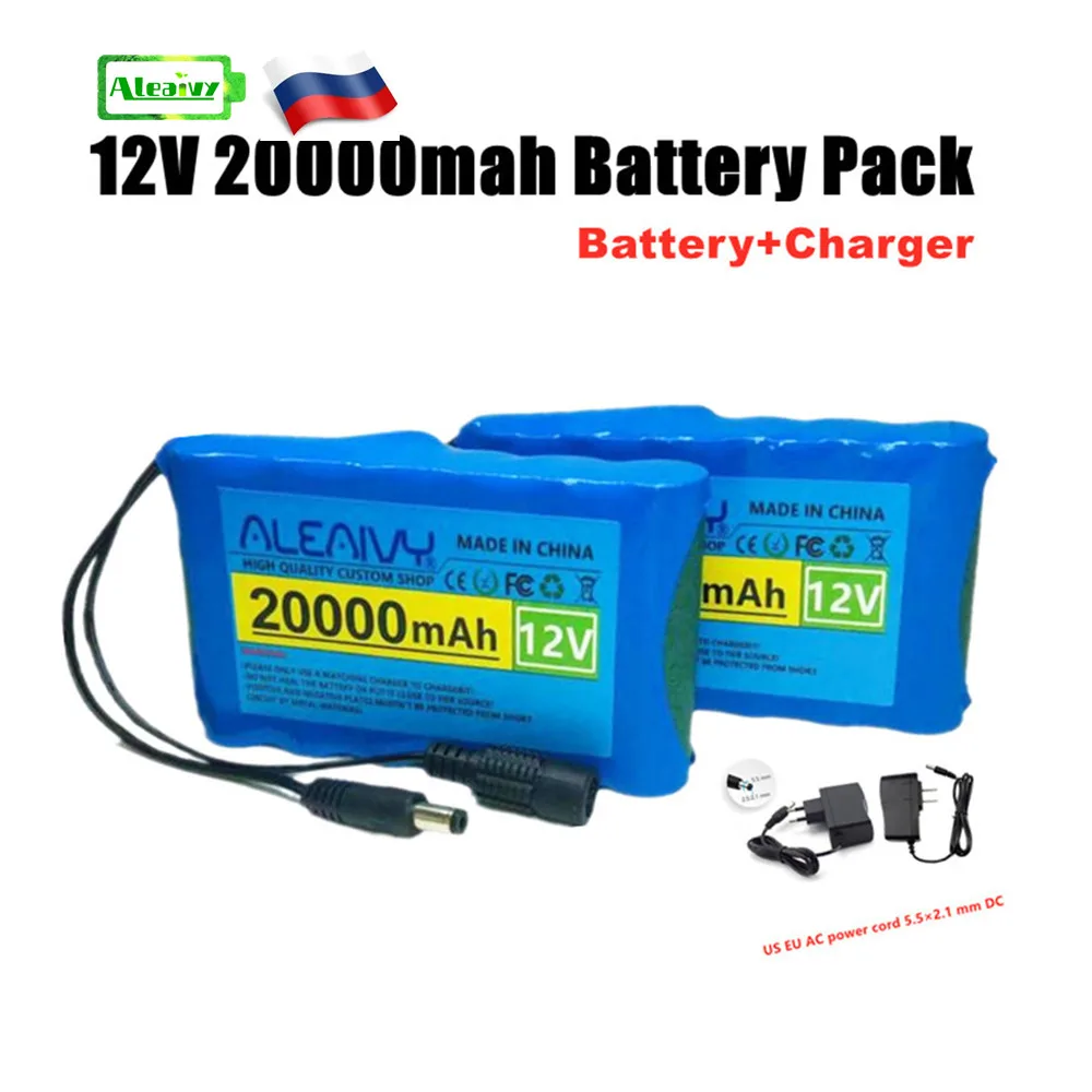 HUIOP Batería Recargable De Litio 12V 20000mAh Para Barco De Cebo V030 – Alta Potencia Y Ligera