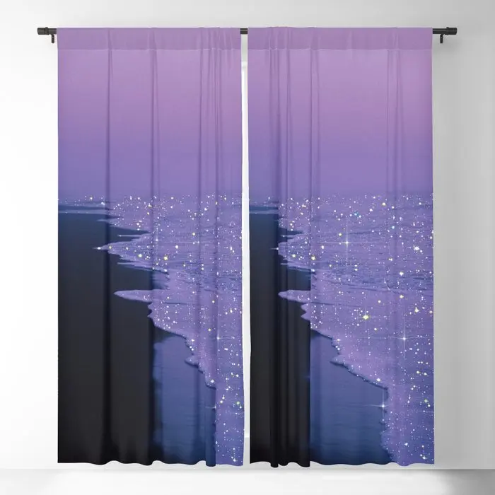 

Purple Magic Blackout Curtains 3D Print Window Curtains For Bedroom Living Room Decor Window Treatments