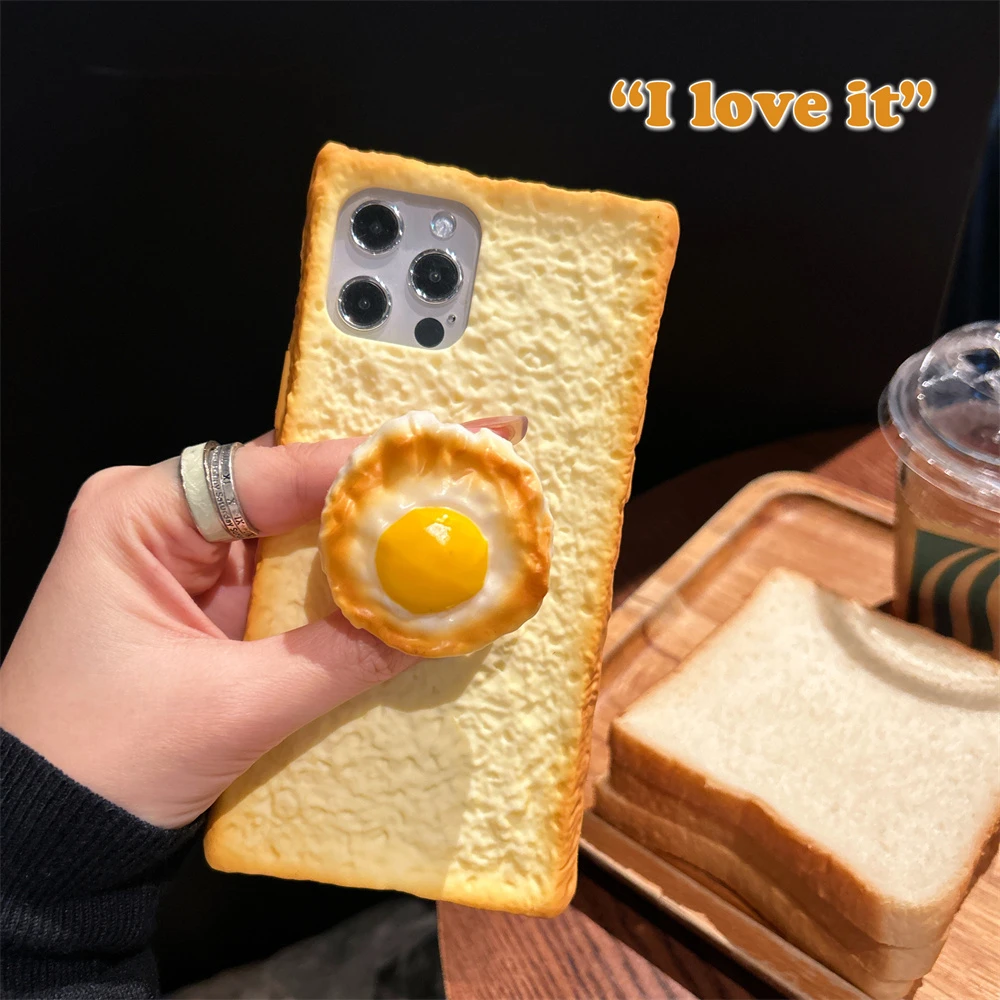 Phone Case Iphone 13 Bread Iphone Case Interesting Toast Bread