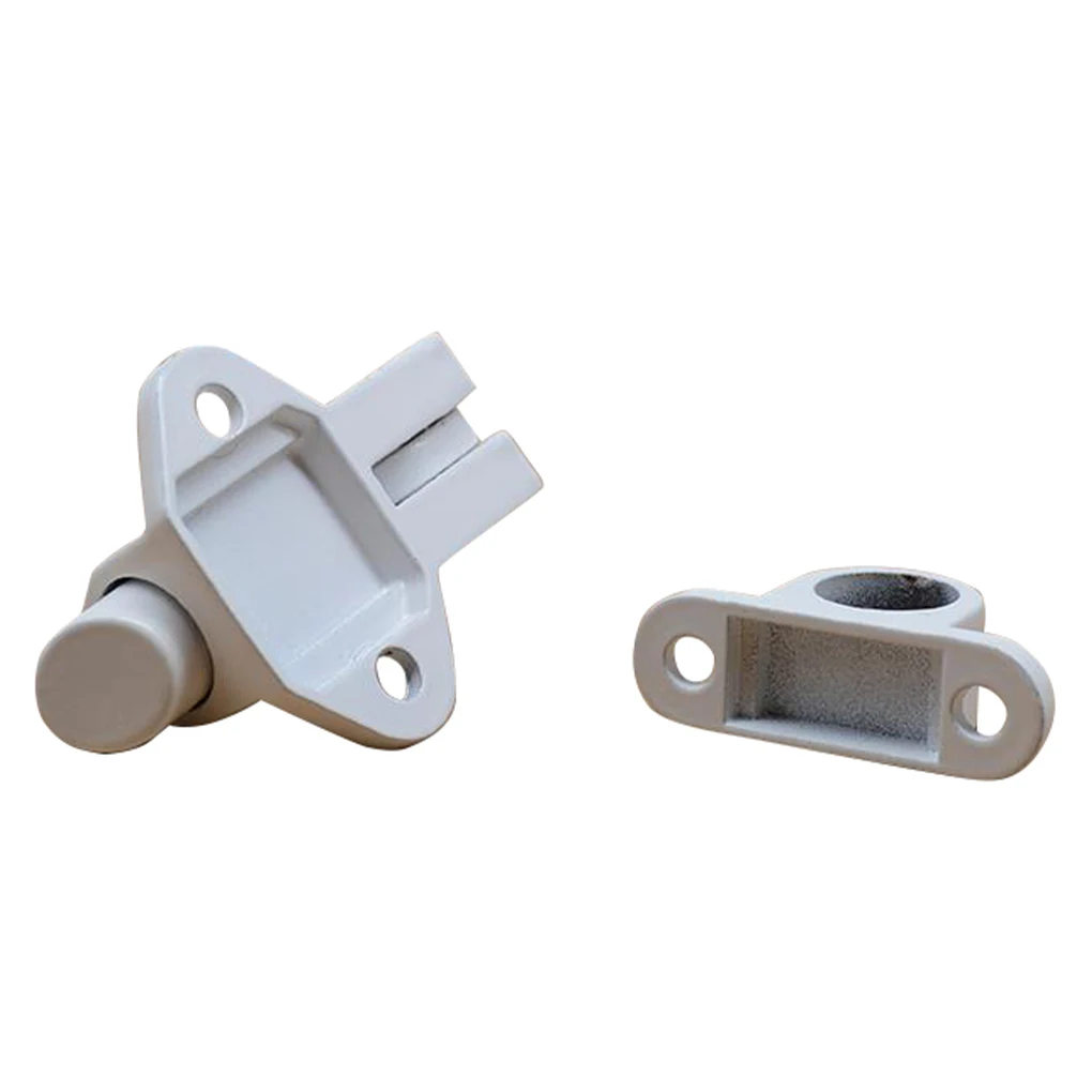 Automatic Door Bolt Latch Home Office Hotel Gate Aluminum Alloy Spring Bounce Window Lock door latch