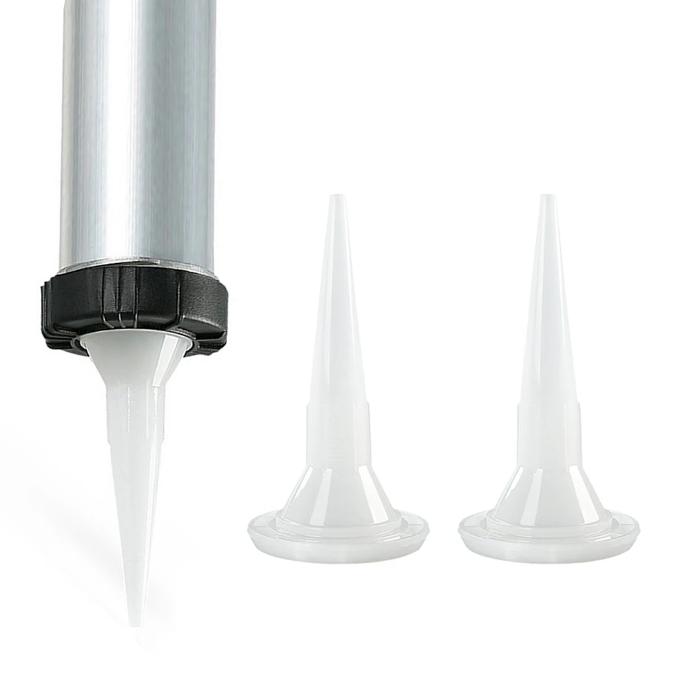 

Glue Mouth Caulking Nozzle 2pcs Construction Tools Home Improvement Plastic Structural Glue Nozzle High Quality