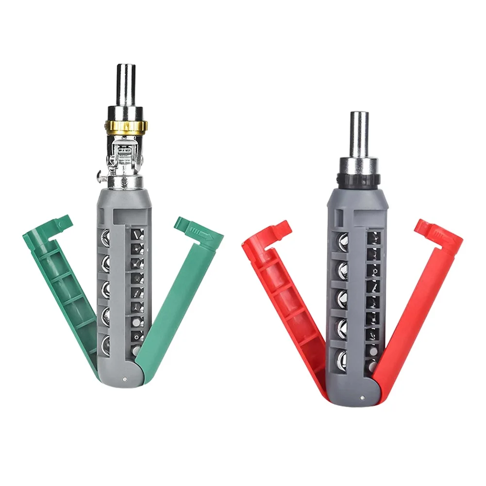 

Multifunction Hand Tool Spiral Ratchet Screwdriver & Head Tip Kit Auto Repair Multi Angle Ratchet Screwdriver Tool Accessories