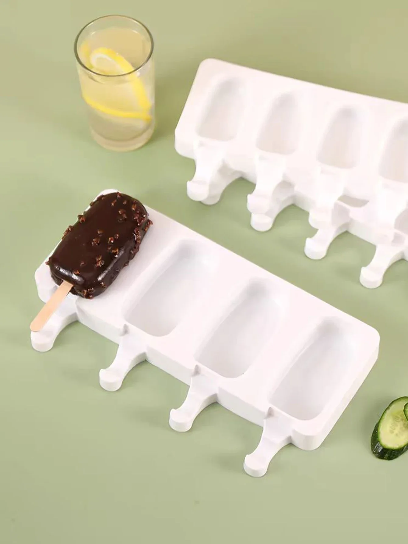Ice Cream Mold Silicone Ice Cream Mold DIY Silicone Mold Fruit Juice Ice Tray Popsicle Mould Baking