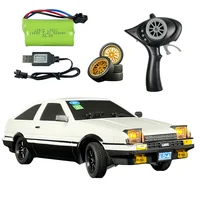 2024 New 1/18 RC Car AE86 2.4G Rear Drive Built-in Gyroscope With LED Lights Drift Remote Control Car For Children Toy Gift 1