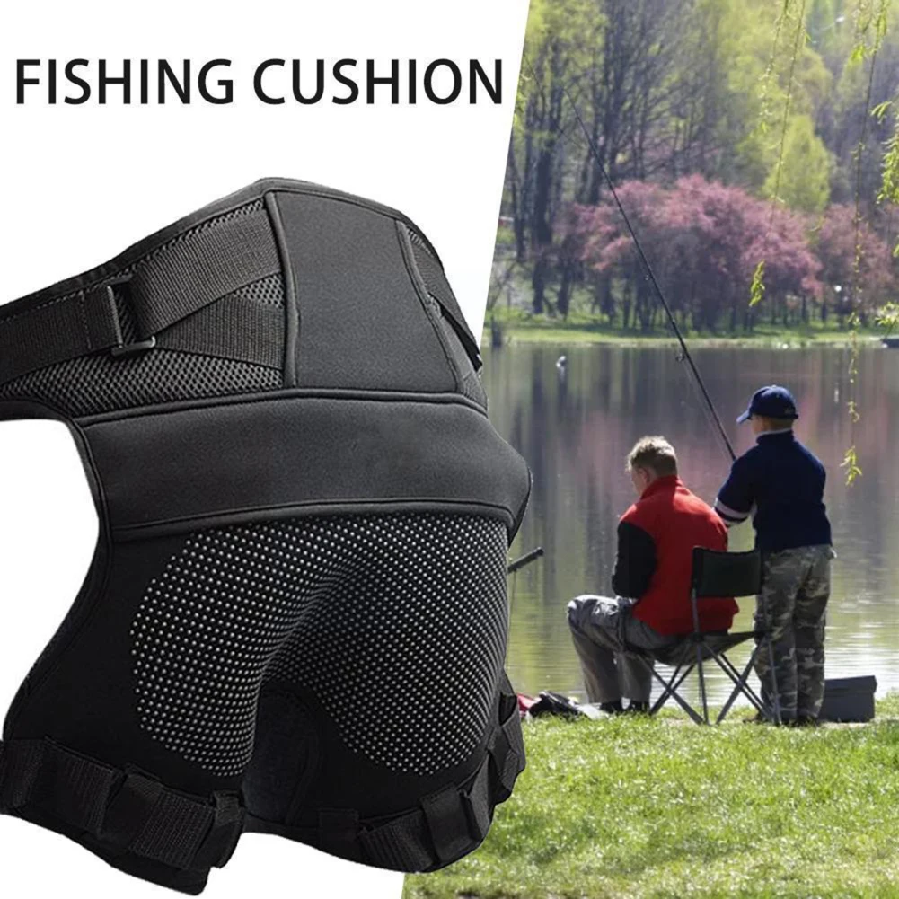 Fishing Cushion Anti-slip Hip Pad Breathable Adjustable Seat Cushions Outdoor Sunline Neoprene Rubber For Fishing Outdoor