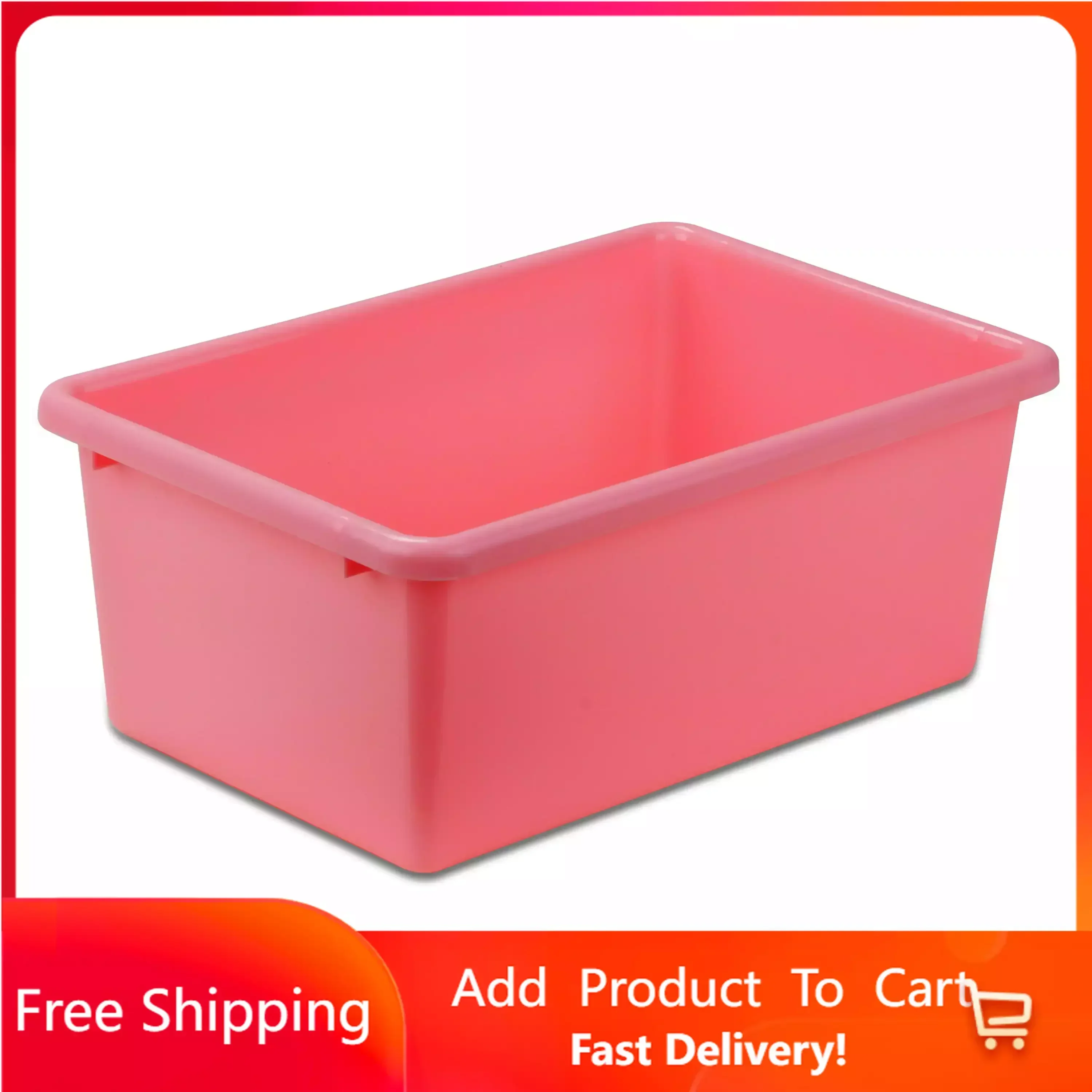 

Lightweight Small Plastic Bin, Multicolor g