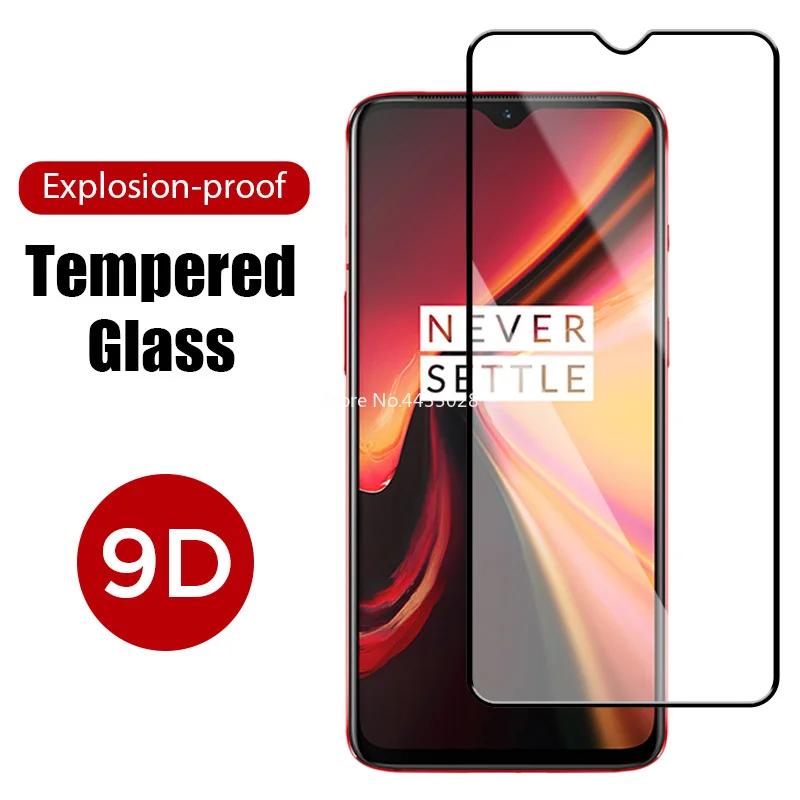 

9D Full Cover Tempered Glass for Oneplus Nord 7T 6T 5T Screen Protector for Oneplus 7 6 5 Anti Fingerprint Protective Film Glass