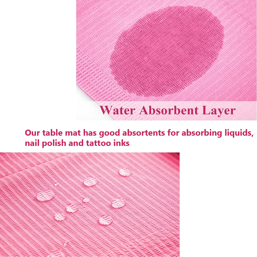 5/10/50Pcs Professionelle Wasserdichte Einweg Tisch Matte für Nail art Tissue Handtücher Salon Tisch Abdeckung Schönheit salon Liefert – Detail 6