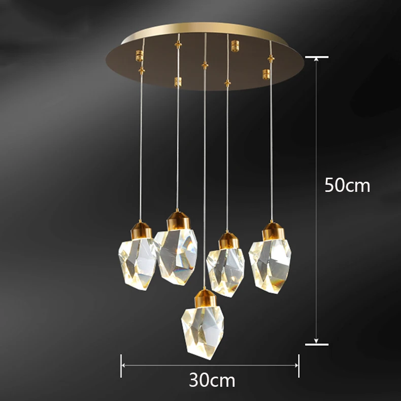 Description Picture 4 of itemhome decorationPendant lights, luxury crystal living room chandelier, dining room Pendant lamp, ceiling light, indoor lighting
