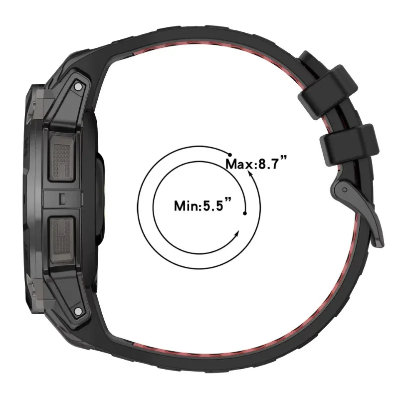 Premium Silicone Sports Strap - Comfortable & Breathable Replacement Wristband