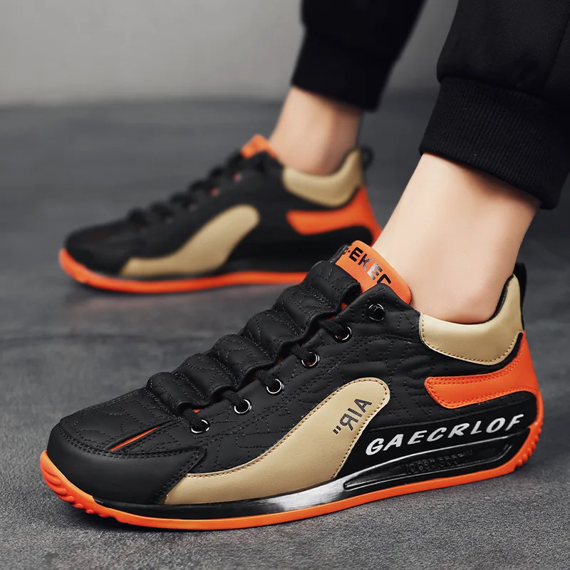 2025 New Men Sneakers Fashion Thick Sole Men Casual Shoes Luxury Breathable Outdoor Male Running Shoes Lace-Up Mens tennis Shoes 4