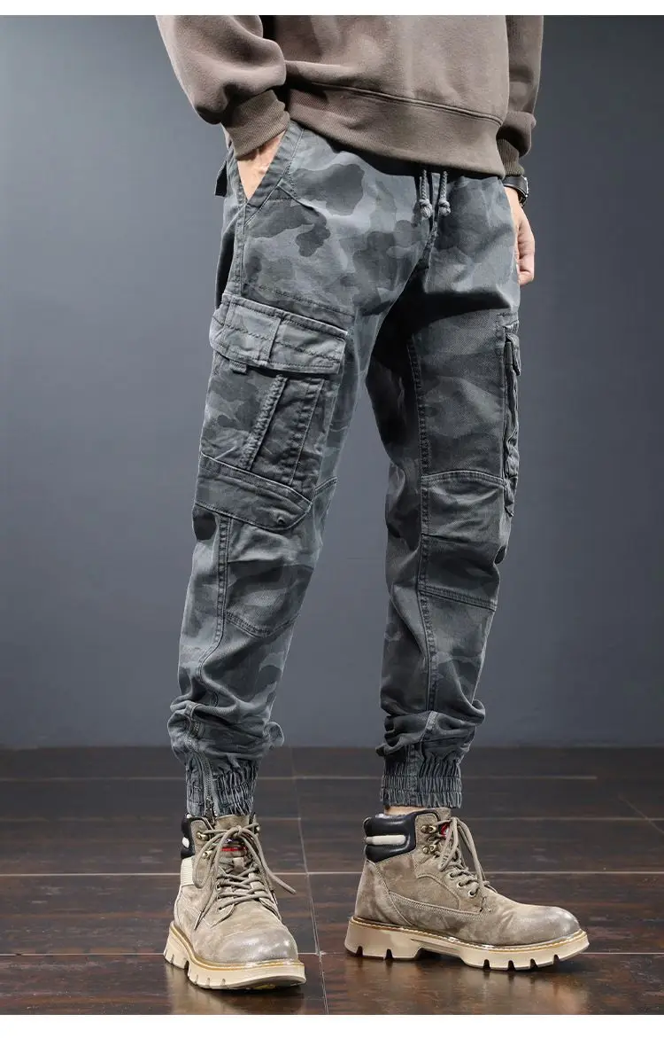 High Quality Cargo Pants Men Jogging Casual Pants Full Length Military Mens Streetwear Adults Work Tactical Tracksuit Trousers