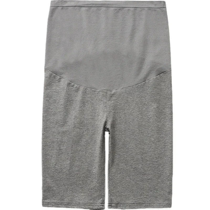 Summer Thin Cotton Maternity Half Legging Sports Casual Yoga Belly Legging Clothes for Pregnant Women Pregnancy Shorts