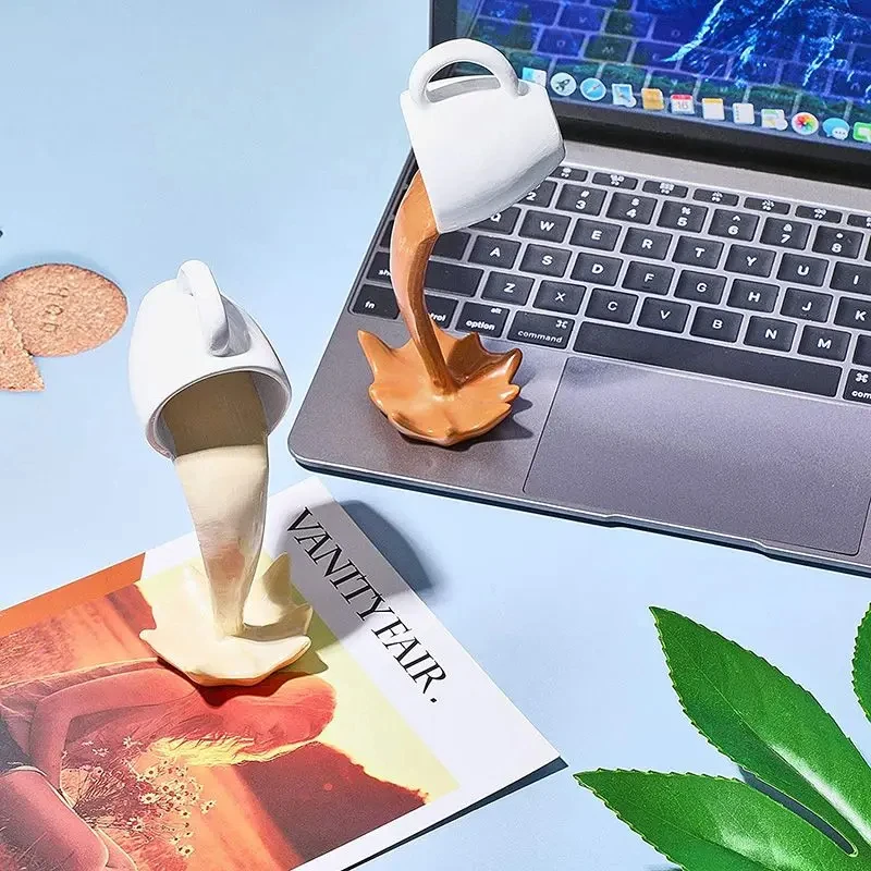 Floating Spilling Coffee Sculpture 4