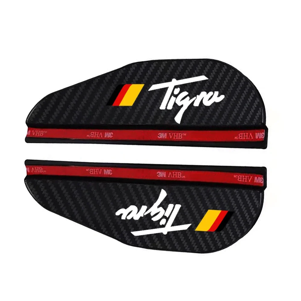 2x Car Rearview Mirror Rain Eyebrow Protector Rain Sticker for Opel Corsa Insignia Adam Zafira Grandland Crossland X Meriva OPC