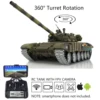 Pro Ver Heng Long TK7.0 RC Battle Tank 1/16 T72 FPV 3939 Electric Car Metal Track Wheel Remote Control BB Shooting Smoke TH20578 2