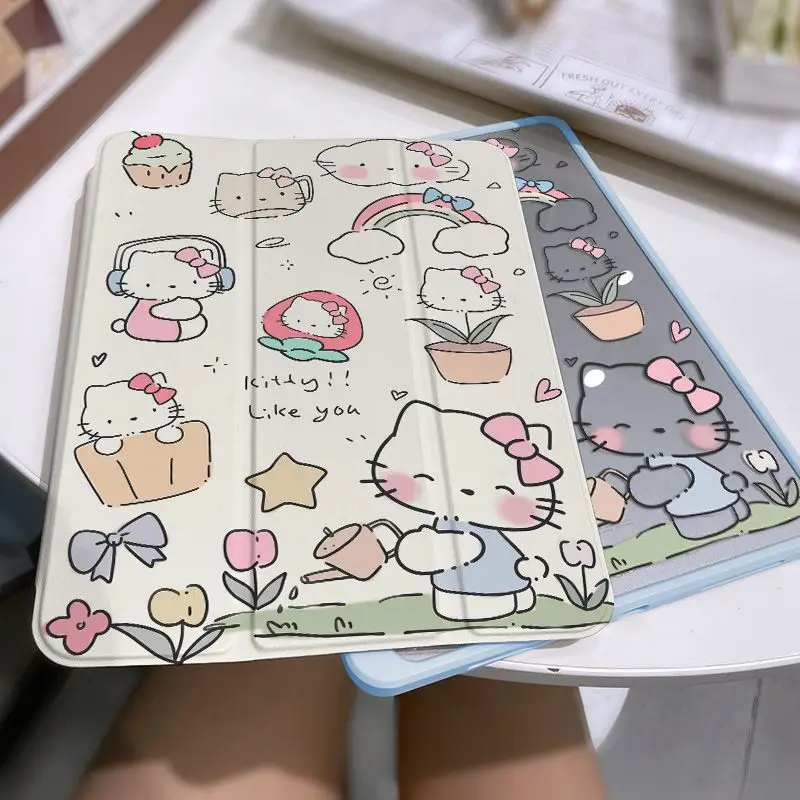 Cartoon Sanrio Hello Kitty Tablet Case For iPad 7/8/9th 10th