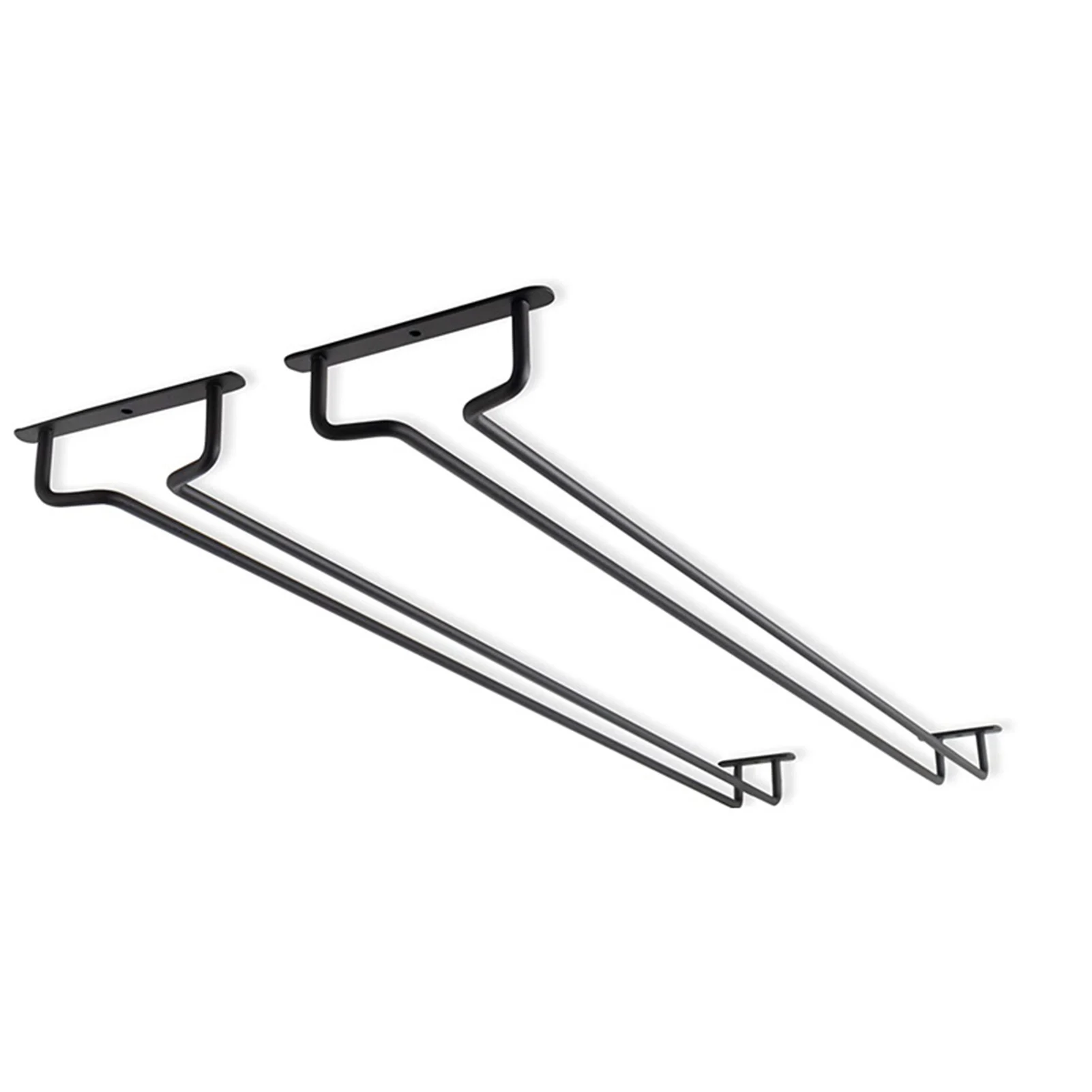 Wall Mount Wine Glass Holder Under Cabinet Wine Glass Holder Hanger Organizer Convenience Hanging Stemware Holder For Kitchen