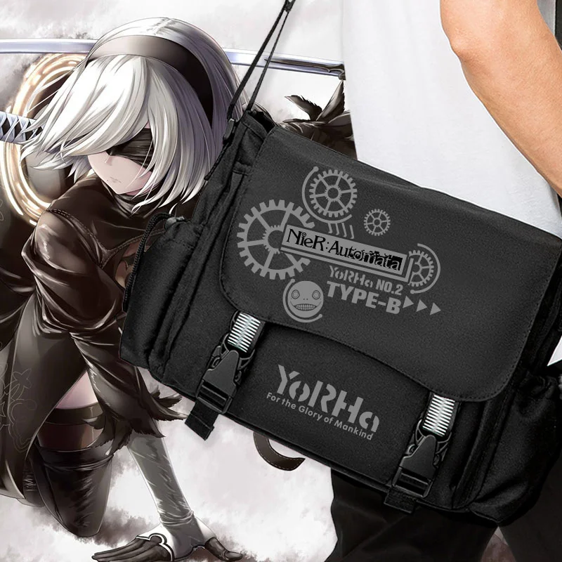 

Anime Game NieR:Automata All-in-one Envelope Storage Durable 33x14x27cm Print One Shoulder Oblique Span Bag Gift