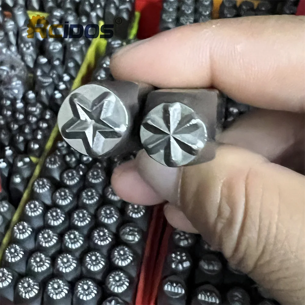 Metal Punch Jewelry 8mm Star Asterisk Symbols Steel Stamp