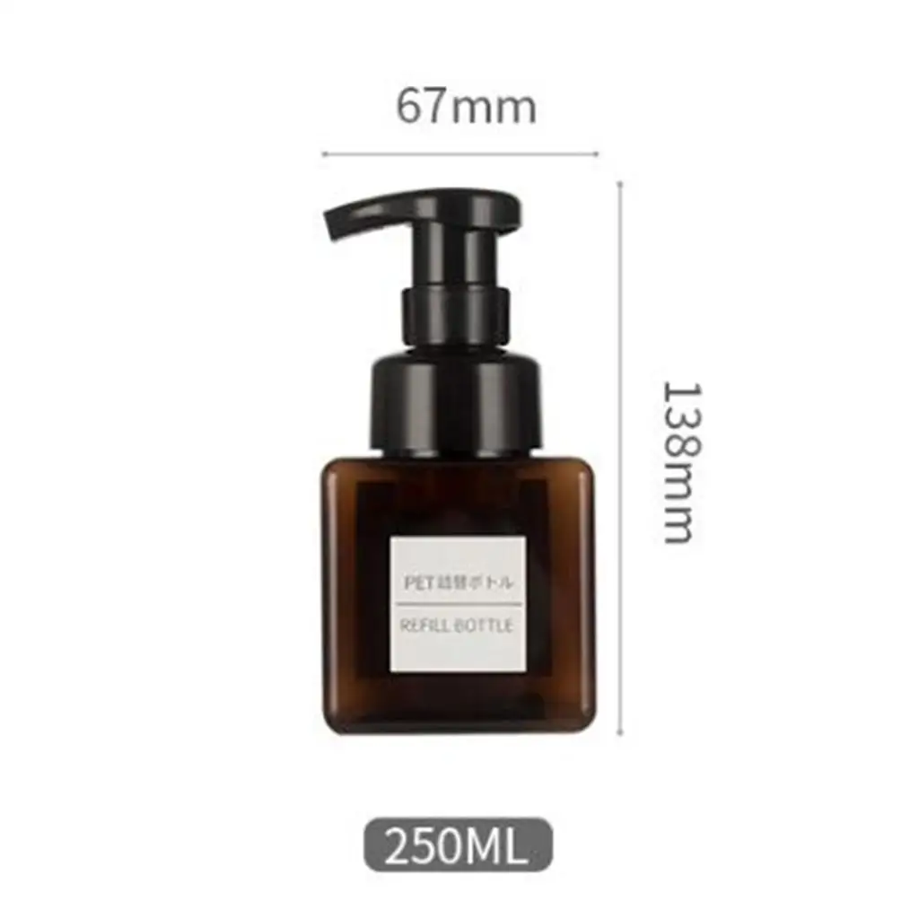 거품 비누 디펜서 펌프 빈 병, 주방이나 욕실용 핸드 비누 액체 용기, 250 ml, 450ml