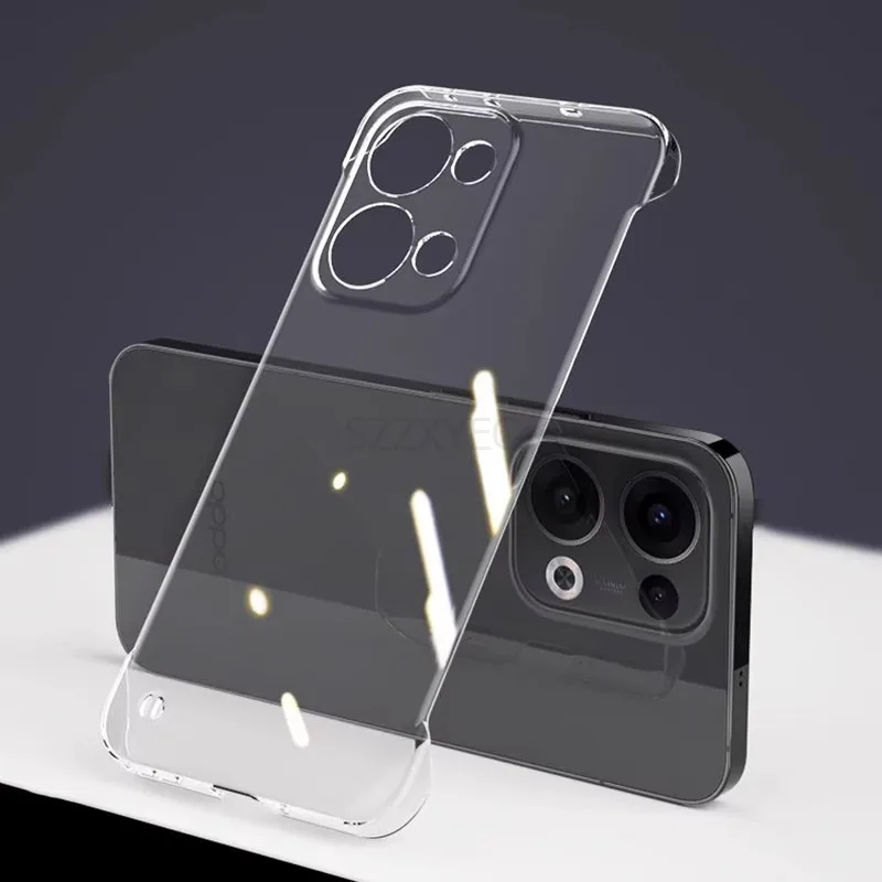 Frameless Clear Shockproof Hard Back Cover Case