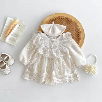 Vintage Lace Baby Princess Romper 1