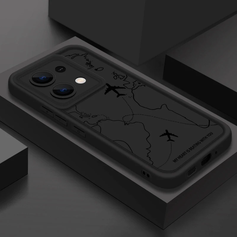 Weiche TPU-Hülle für Xiaomi Redmi Note 17 Pro Max 15 14 13 Pro Plus Note 14 15 5G Poco X6 14T 13T Pro mit Luftwege-Muster Handyhülle – Detail 10