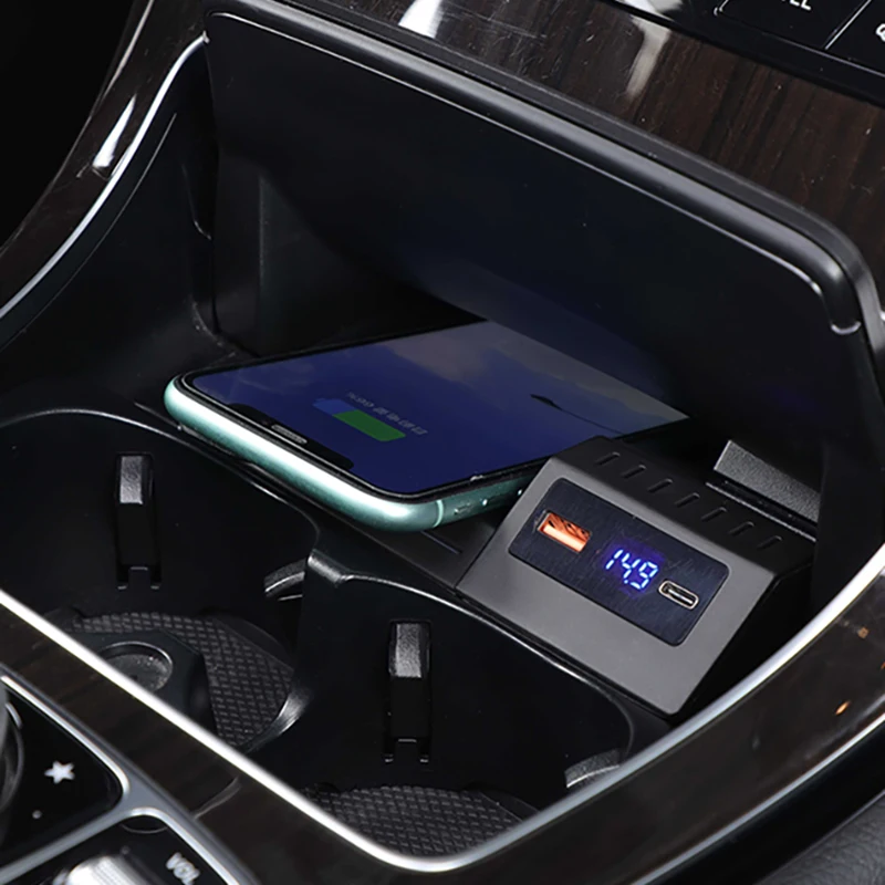 Charging Port 2021 Mercedes Glc 300 Phone Charger 15W Car Wireless