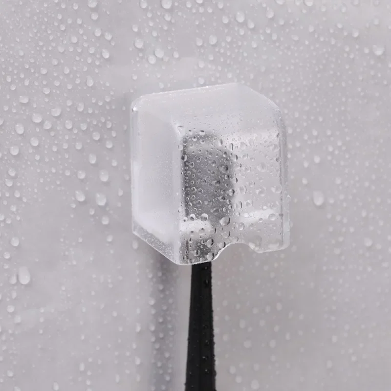 Bathroom Toothbrush Storage Rack Self-adhesive Waterproof Toothbrush Storage Hook Wall-mounted Dust-proof Organizer