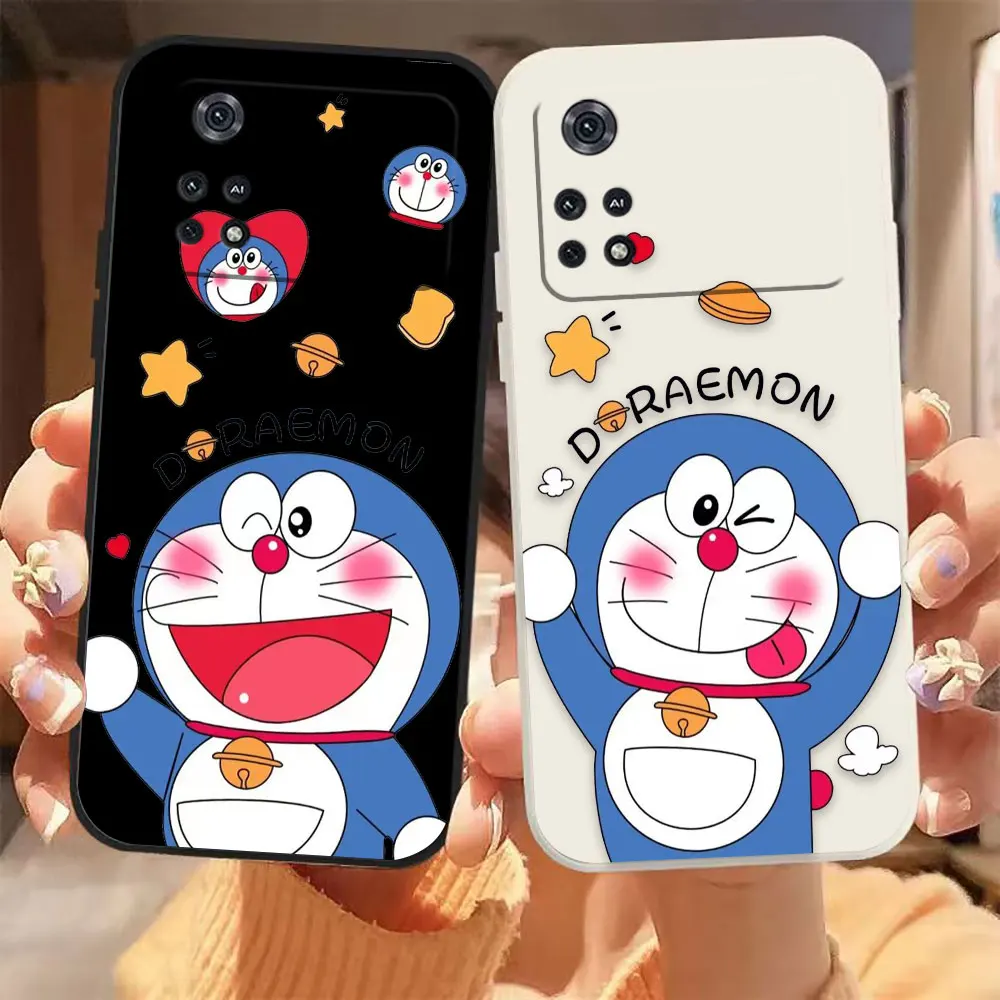 

Japanese Anime D-Doraemon Phone Case For Xiaomi PCOO F3 F4 F5 M3 M4 M5 X3 X4 X5 MIX 3 4 Black Shark 4 5 GT Pro 4G 5G Case Funda