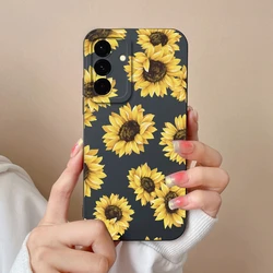 Leisure Flowers Soft Silicone Phone Cover - Full Protection Anti - Drop Housing - Samsung A36 (TYB31)