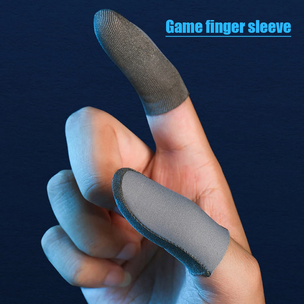 1 Pair Upgrade Gaming Finger Sleeve For PUBG Mobile Game Non slip