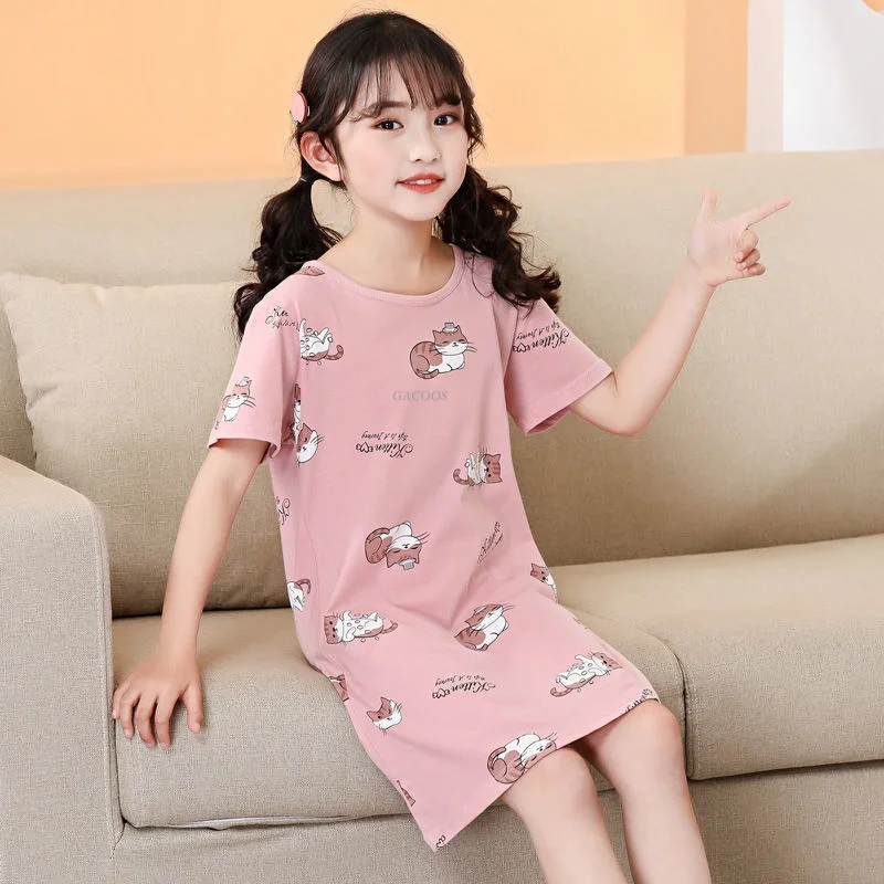 Baby Girls Night Dress Sleepwear Summer Nightgown Kids Pajamas