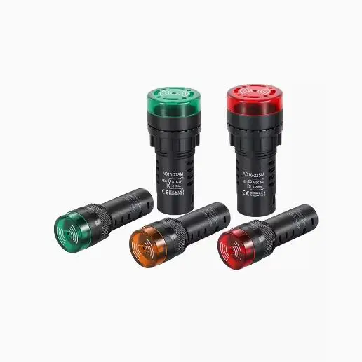 AD16-16SM AD16-22SM 사운드 플래시 부저, 경고등 표시등, 신호등, 12 V, 24 V, 36 V, 110 V, 220 V, 380V